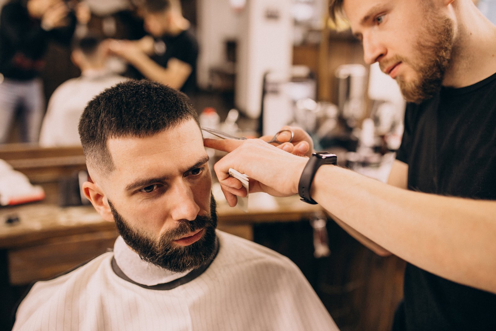 Barber shop with gents haircuts